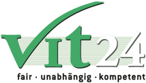 Logo Erklärvideo Reiseversicherung vit24